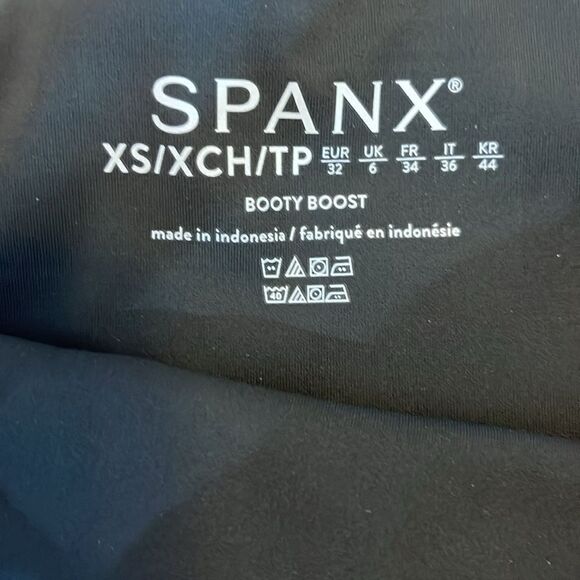 Spanx Booty Boost skinny Flare High Rise Yoga Pants Dark Palm 50243R  XS NWT - Picture 8 of 10